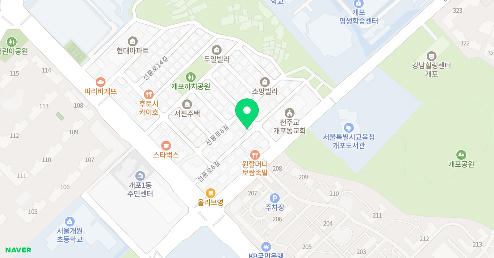 린뉴 발레학원 위치