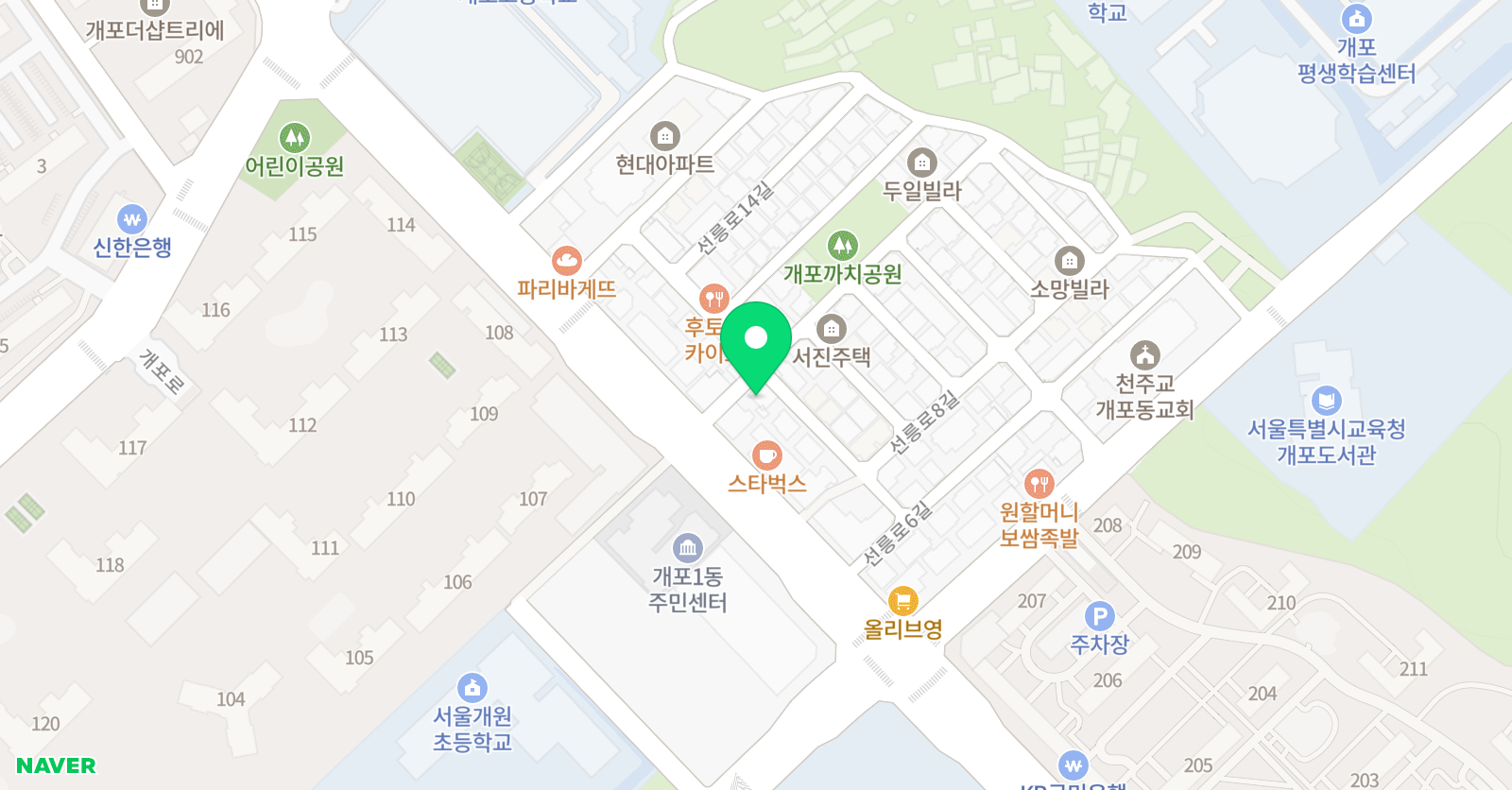 엔터복싱 위치