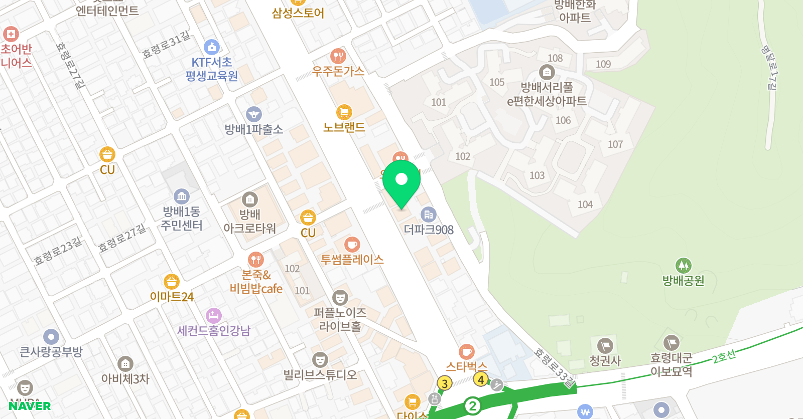천년의미소 S클래스 미술학원 위치