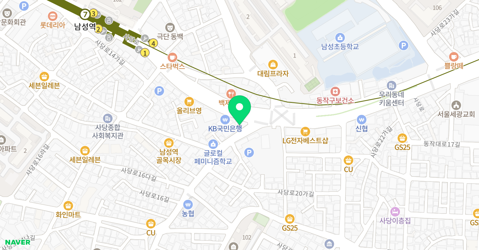 영수 태권도 위치