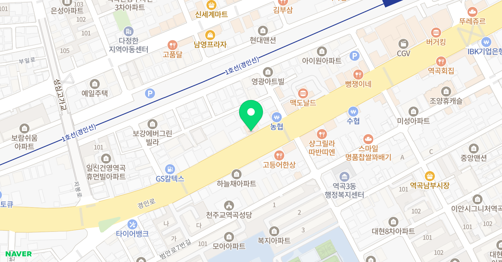 그라운드 댄스학원 위치