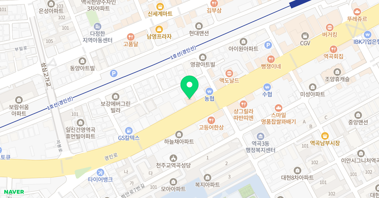 그라운드 댄스학원 위치