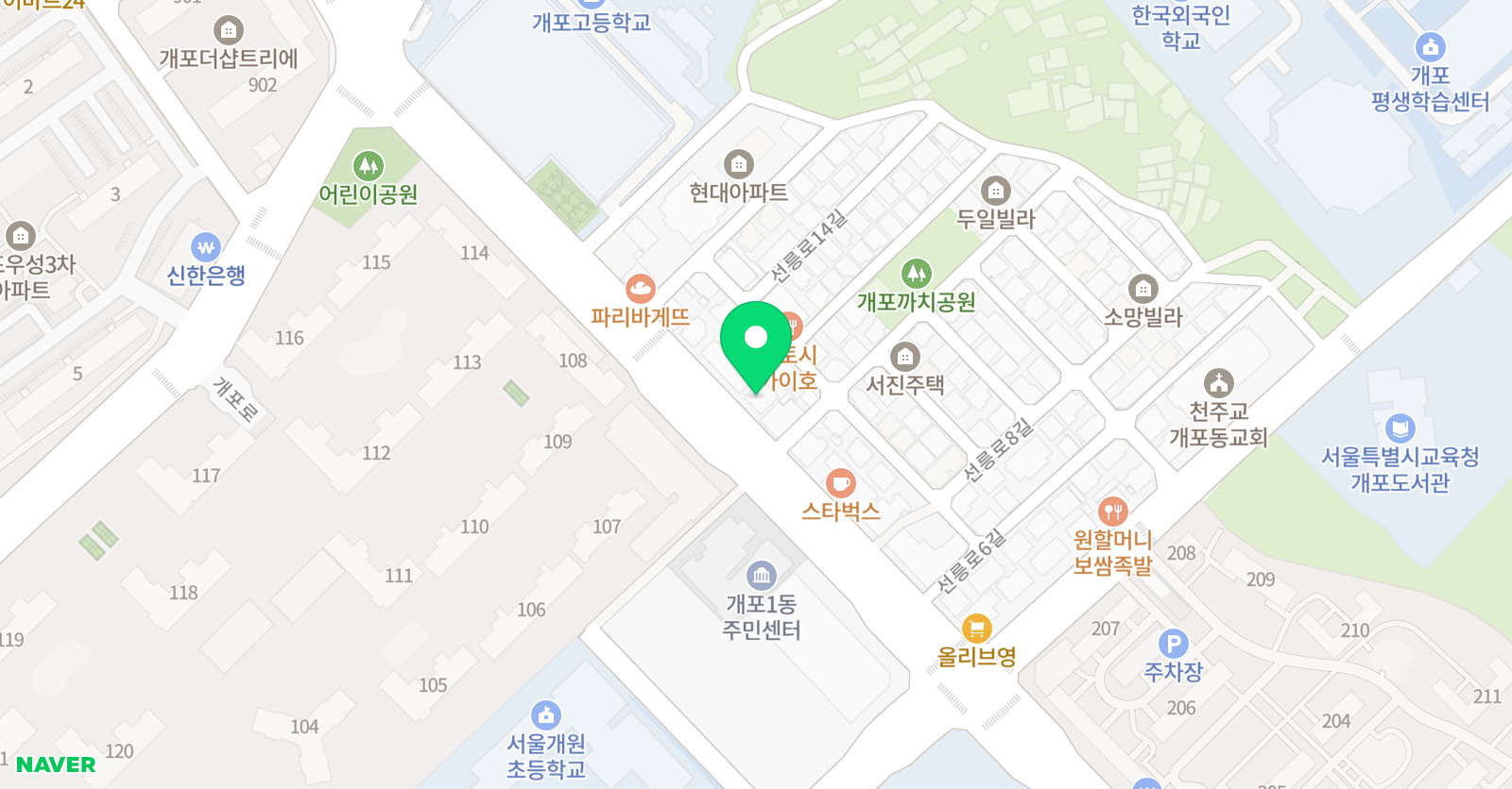 JLC ENGLISH ACADEMY 위치