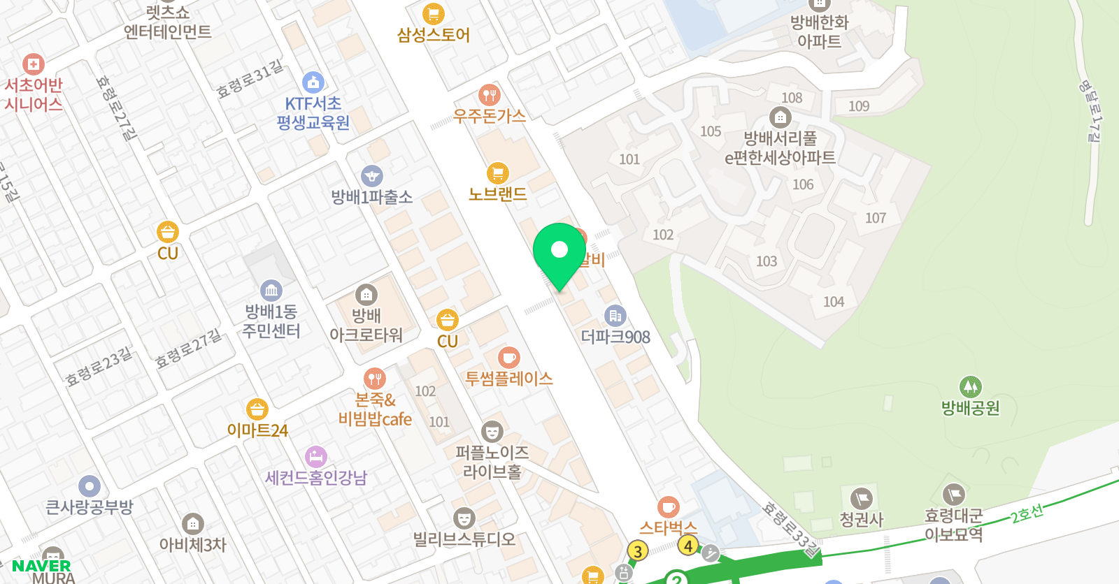 원탑잉글리쉬 위치