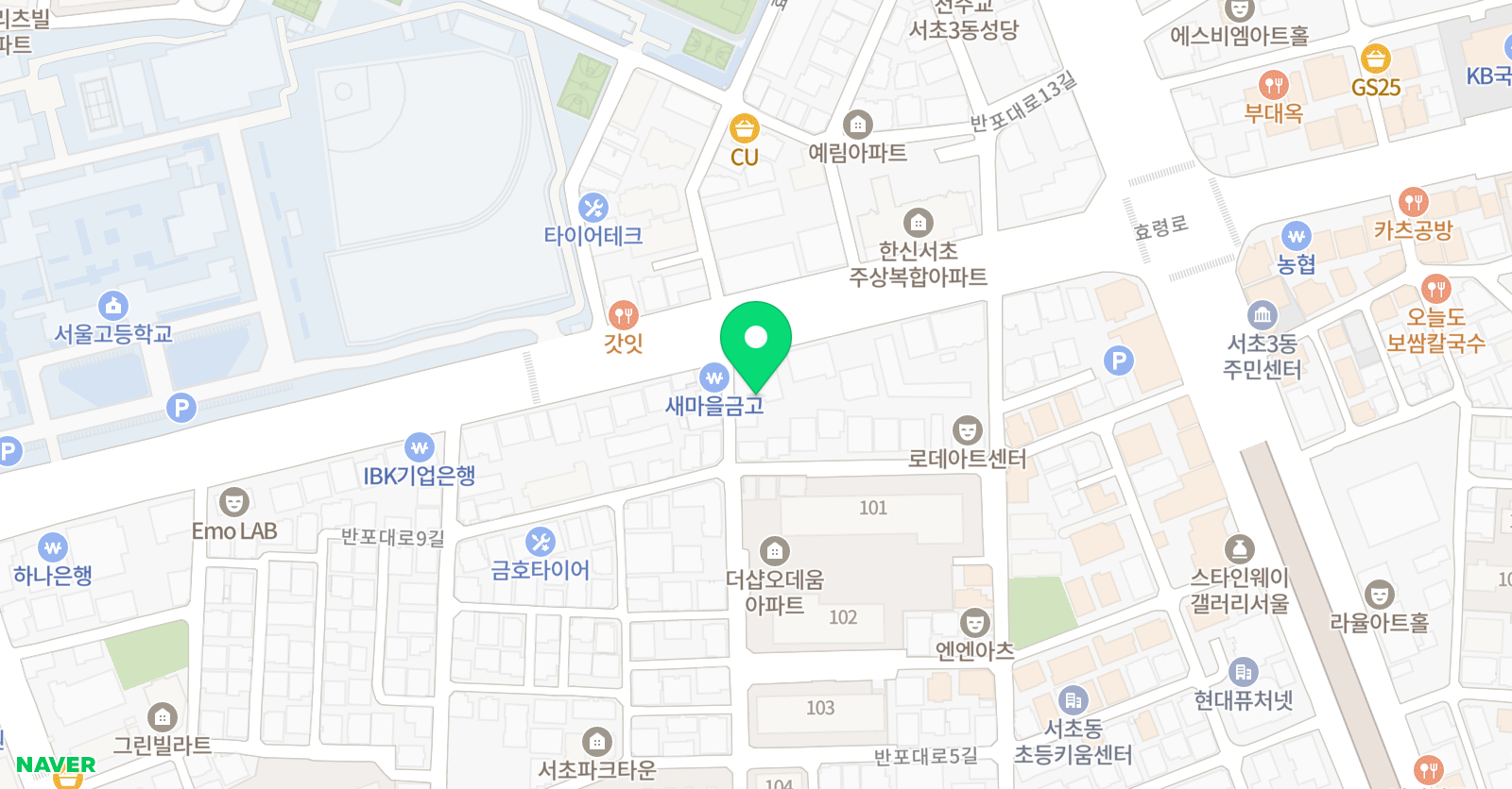 홍매쓰 수학학원 위치