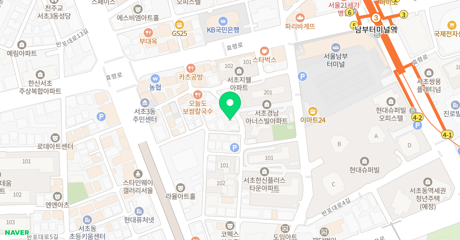 굿스트링아카데미 음악학원 위치