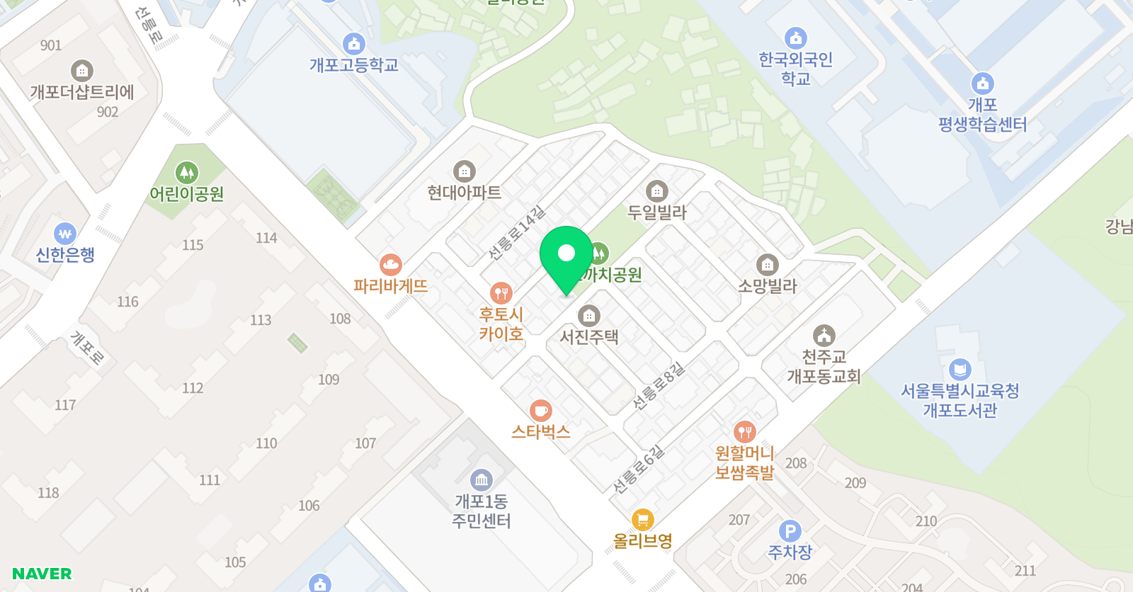 VTA & HIGH-I GYM 위치
