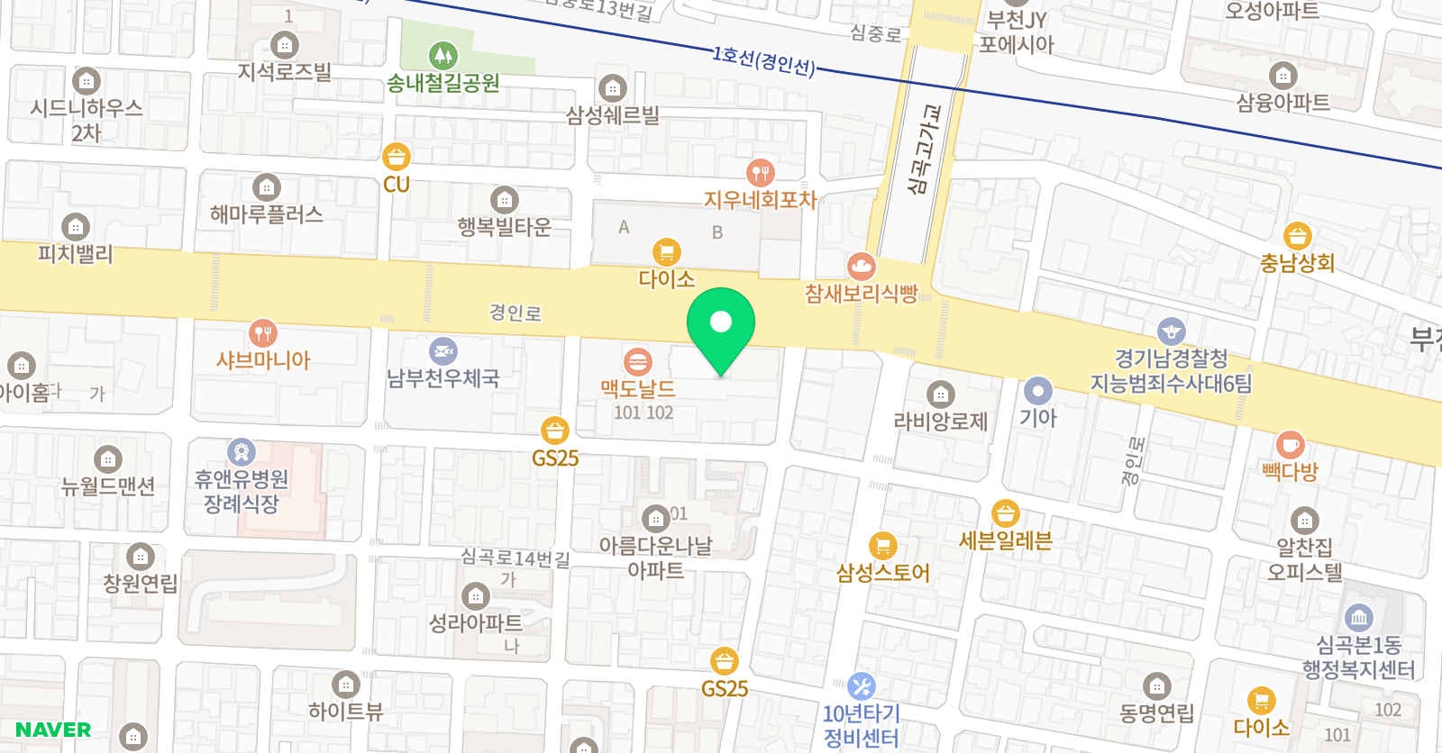 꾸꾸아트그라운드 위치