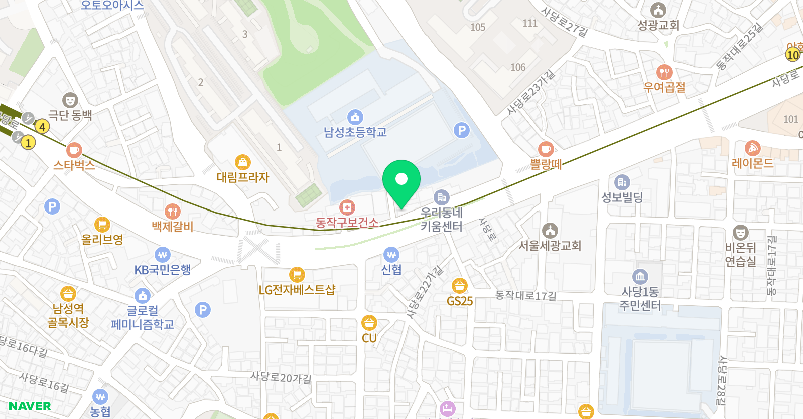 바른 수학 위치