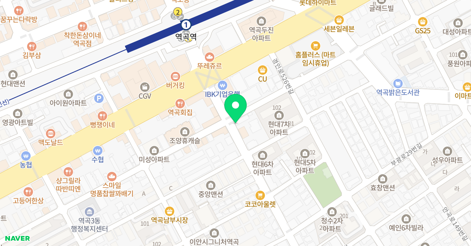 현진 무용학원 위치