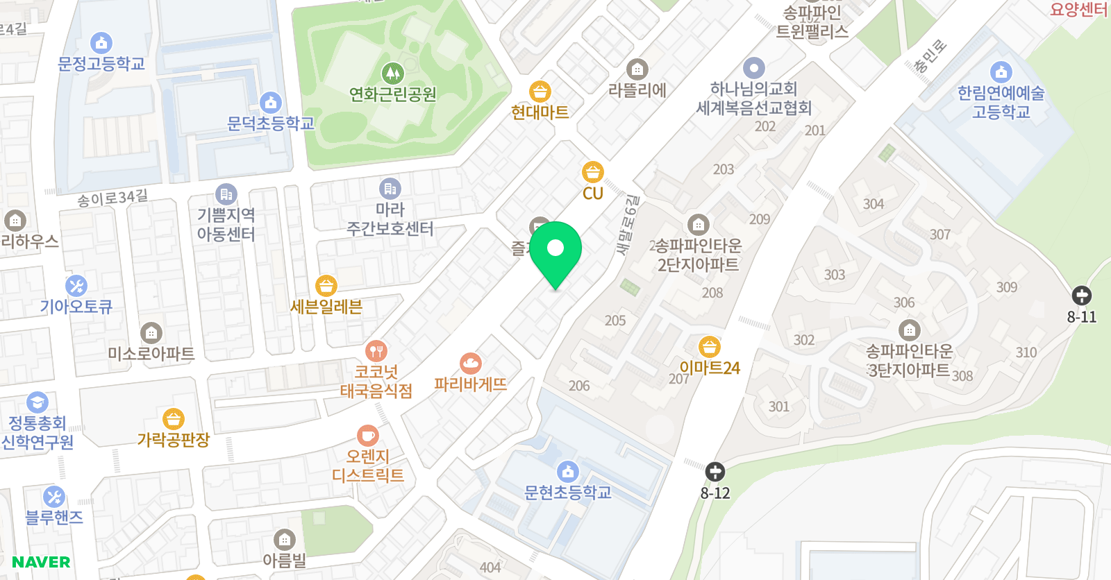 참 수학학원 위치