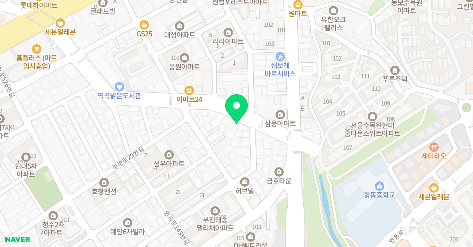 윰스 수학교습소 위치