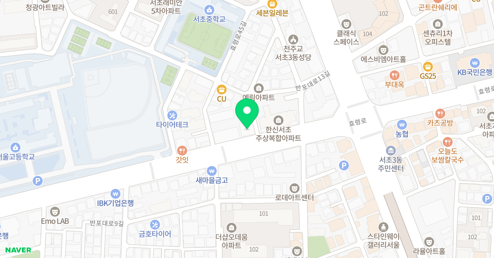 PSA 서초 어학학원 위치