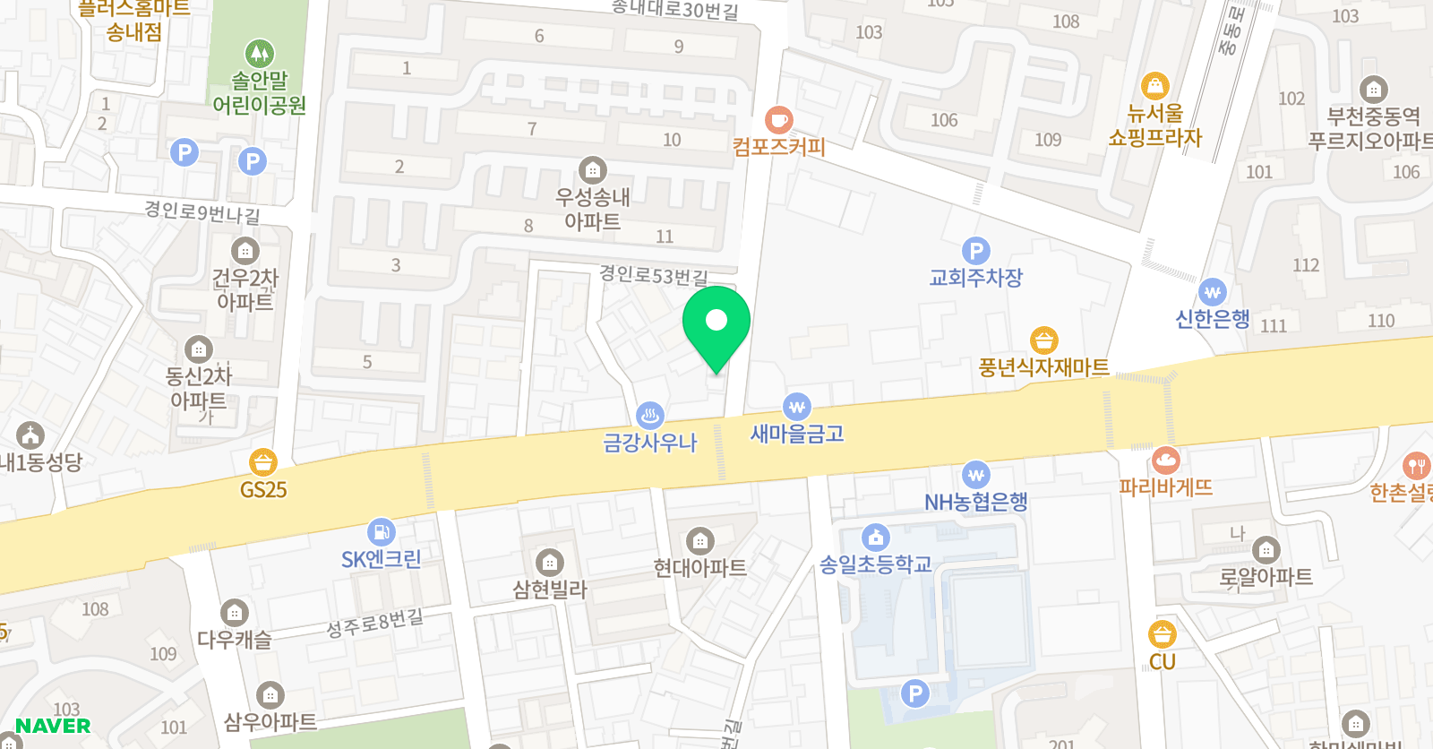 일링 영어수학학원 위치