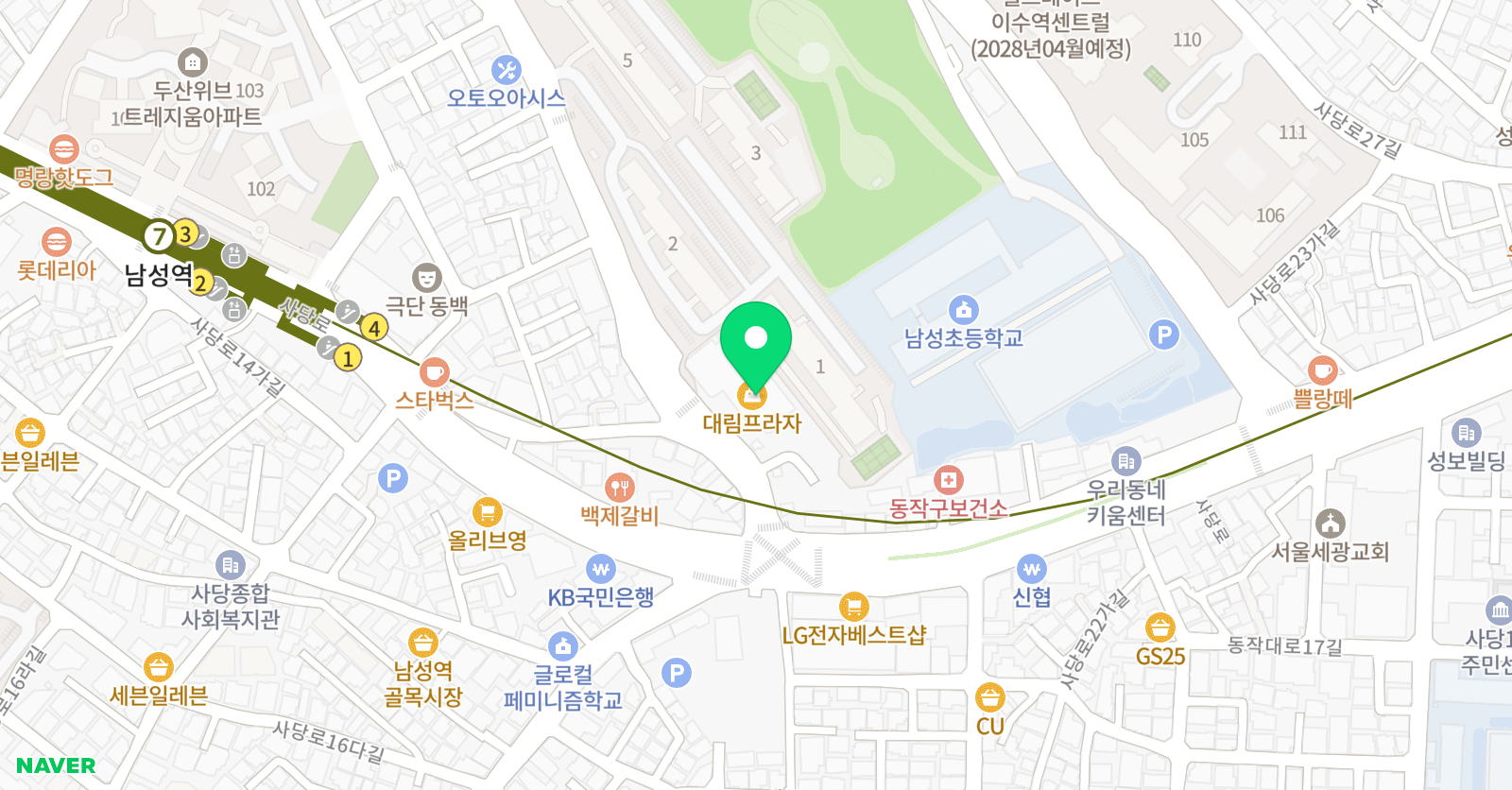 라벨 음악학원 위치