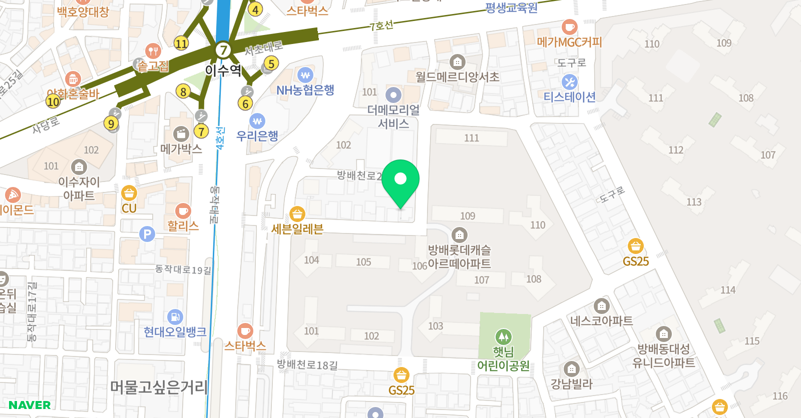 미키 영어학원 위치