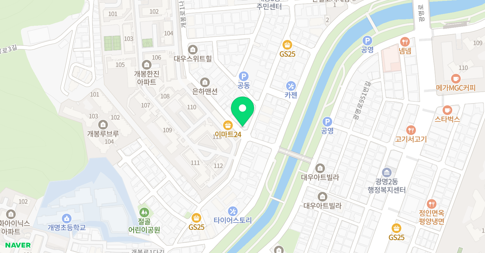 MTA 미래 태권도장 위치