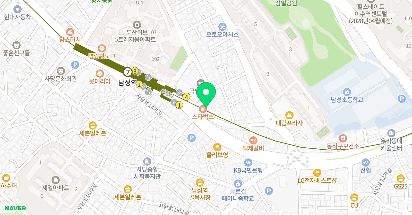 아스터 영어학원 위치