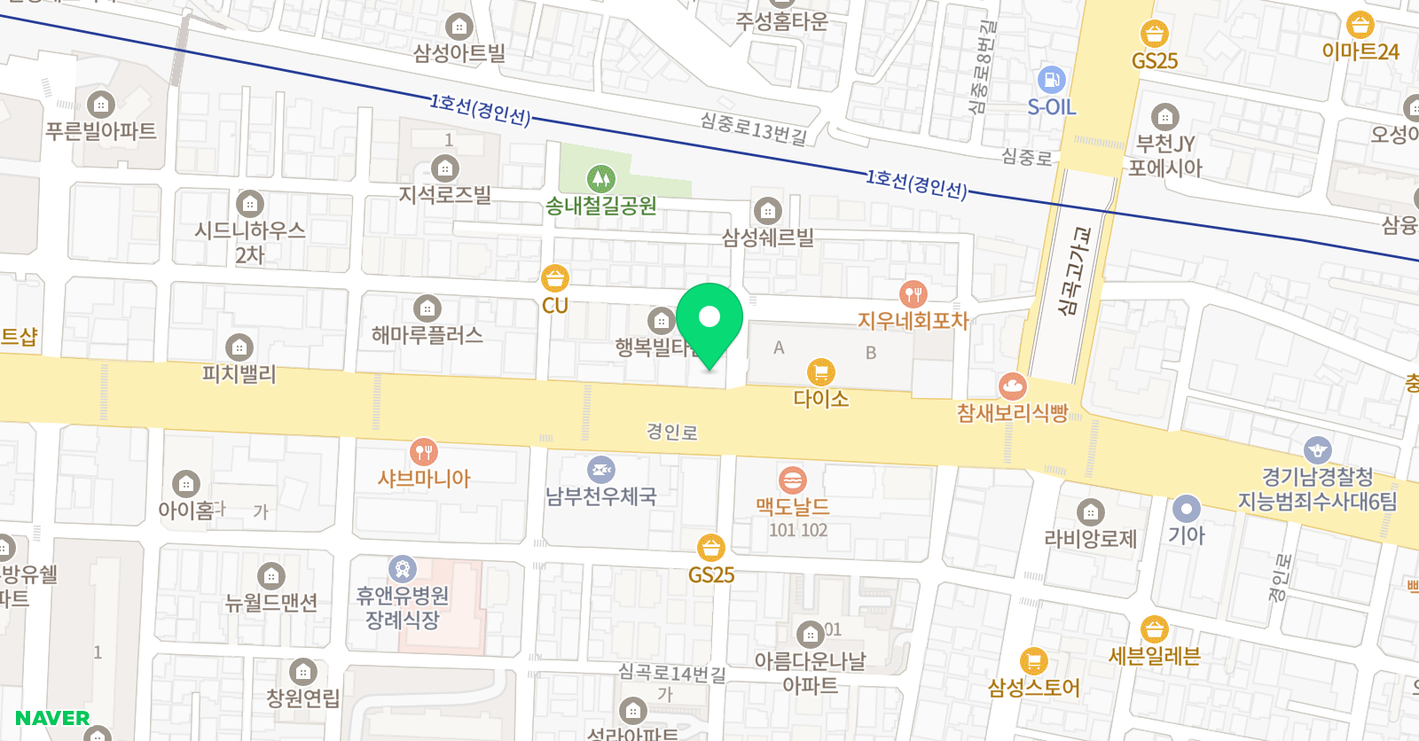 훈댄스컴퍼니 위치