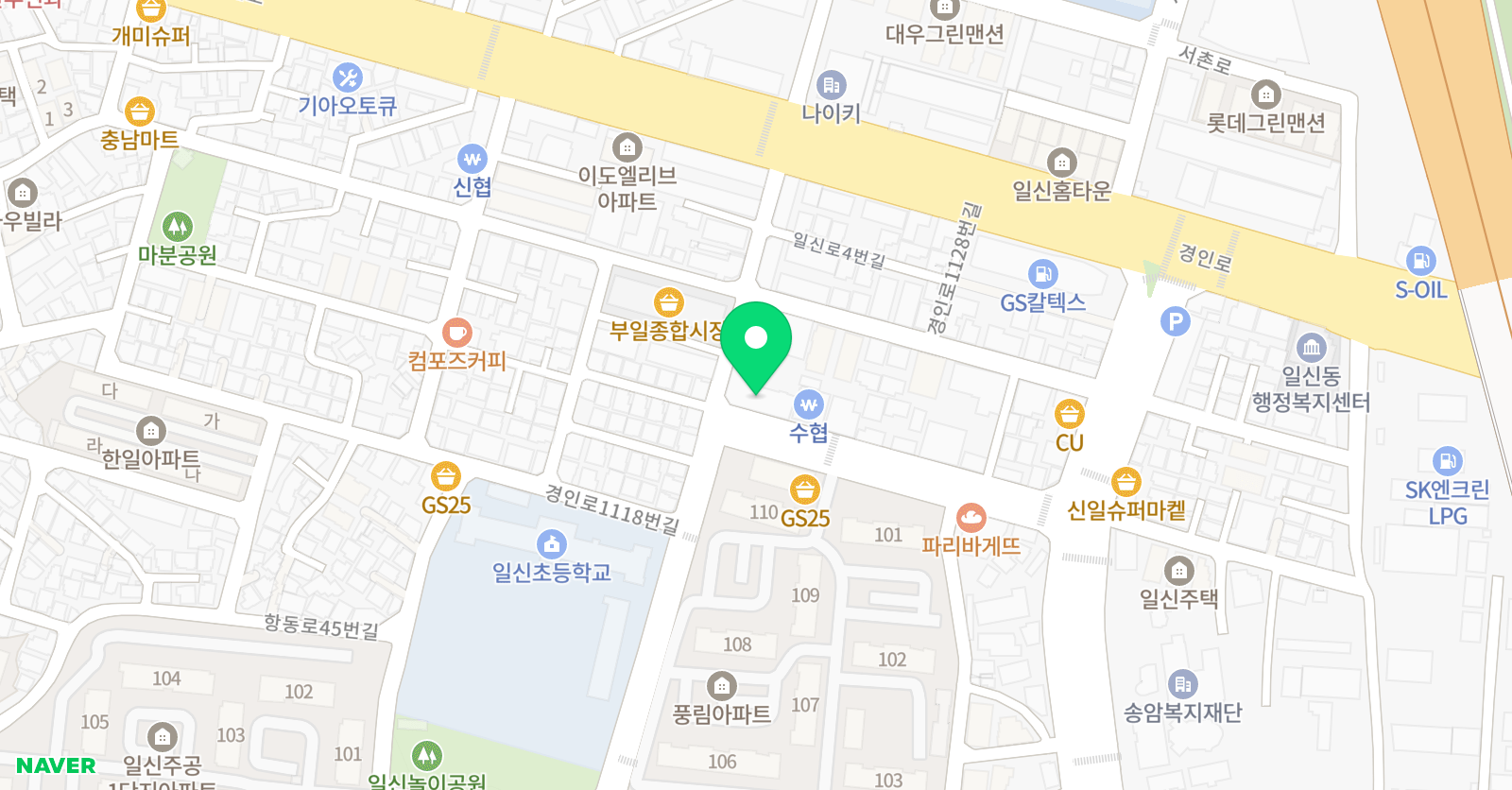 케이 수학 와이엔케이 영어학원 위치