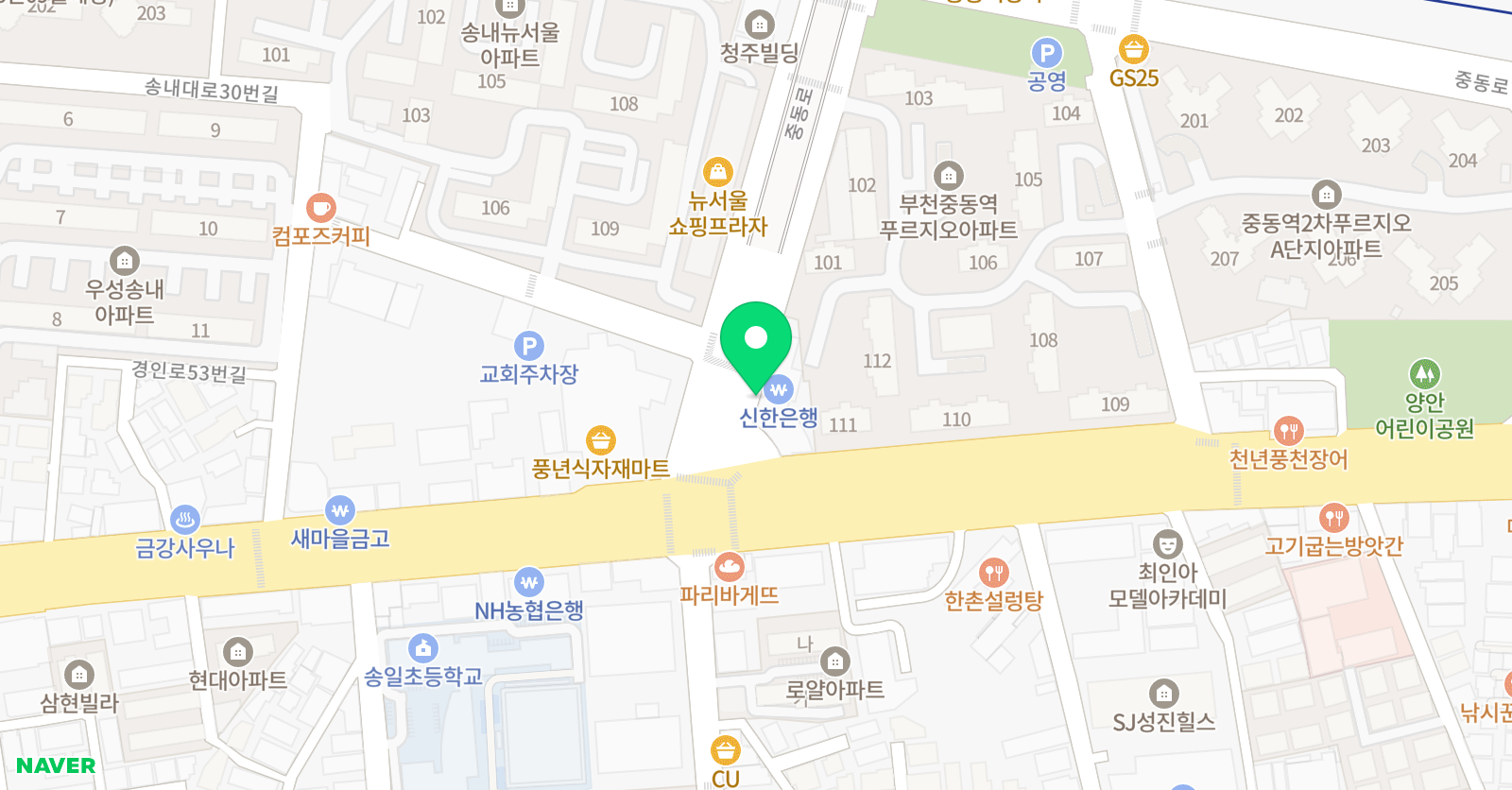 경희대효 태권도 위치