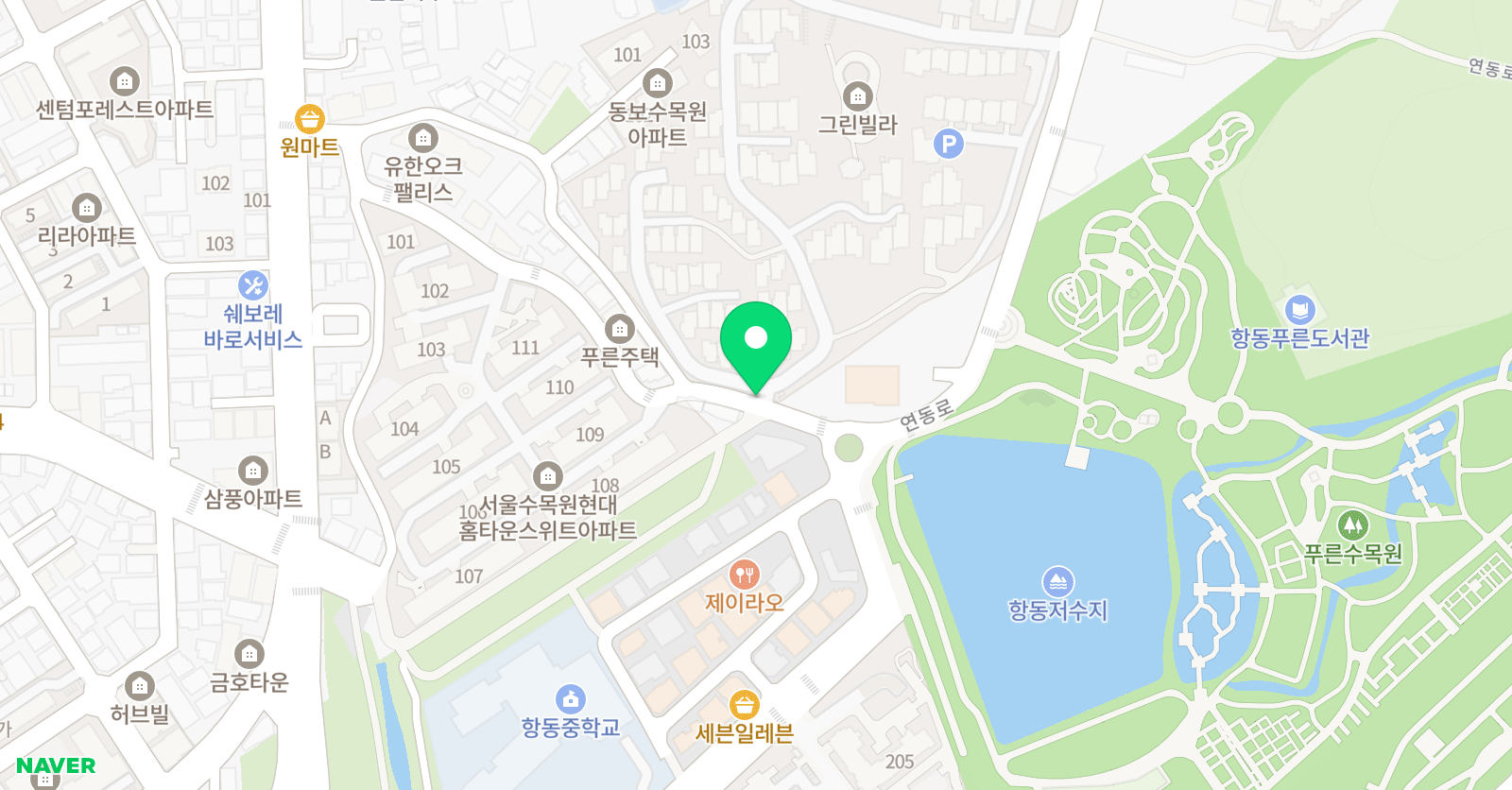 BetterVoice 항동점 위치