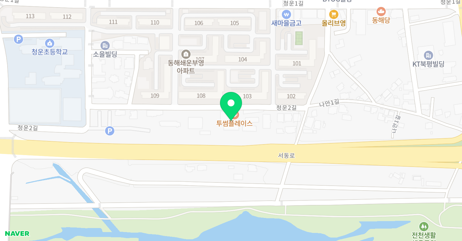 삼성 영어 대동어학원 위치