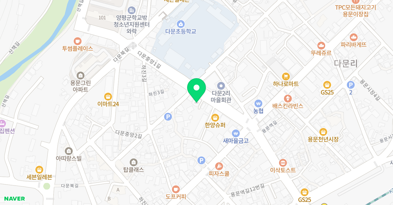 뮤엠영어 LEE쌤아카데미학원 위치