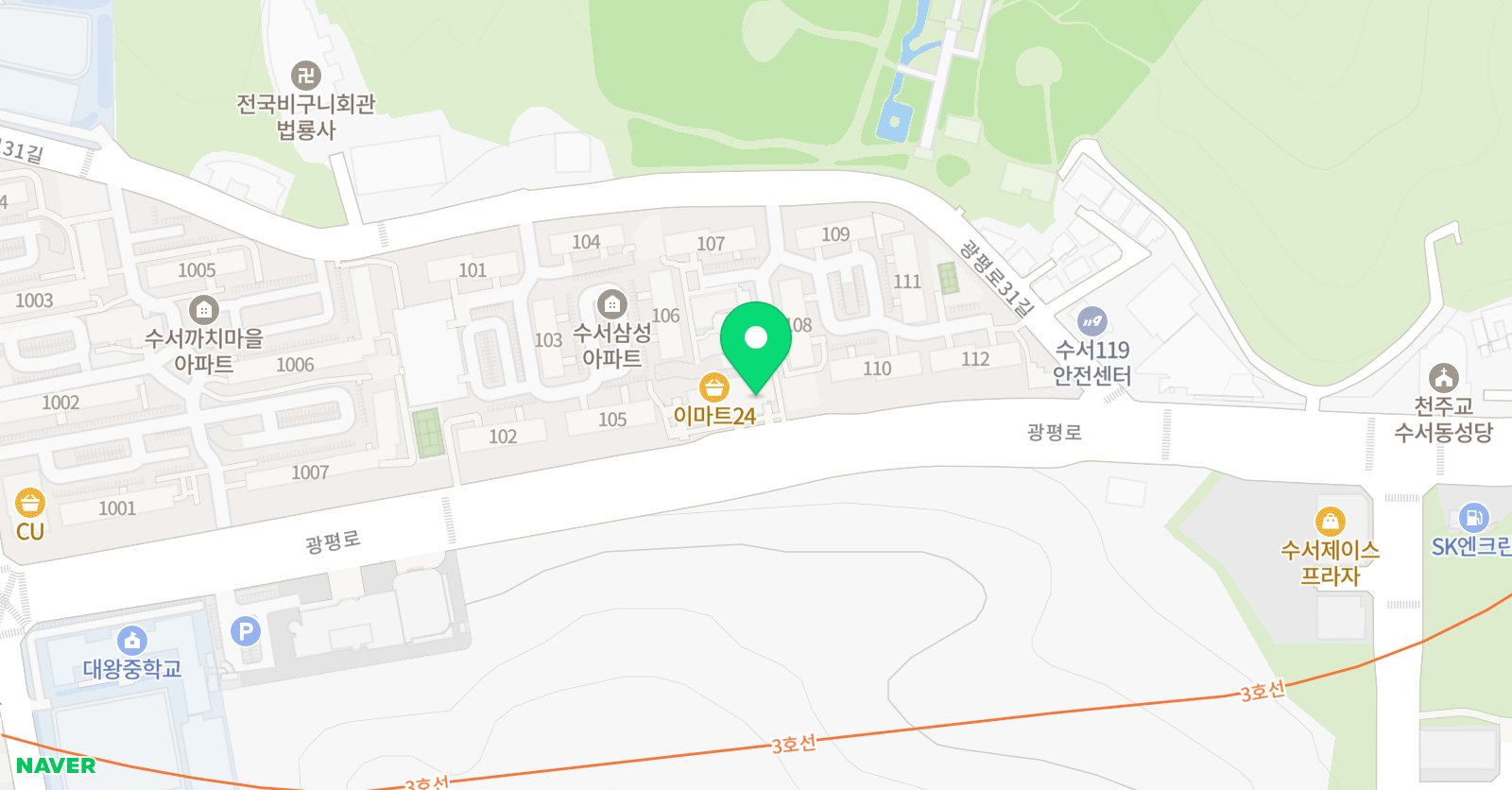 대왕 수학교습소 위치