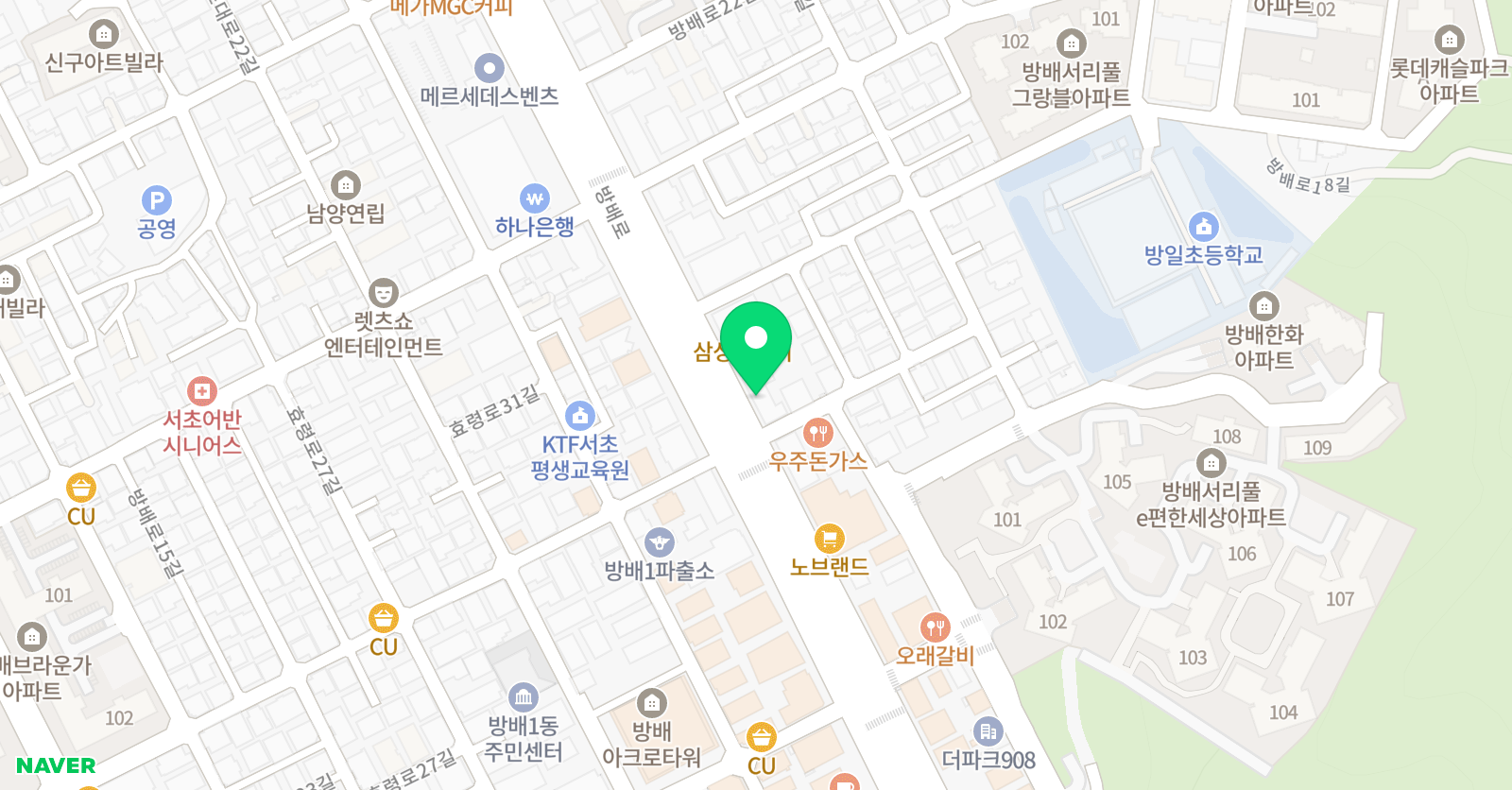 수학대장4관 학원 위치