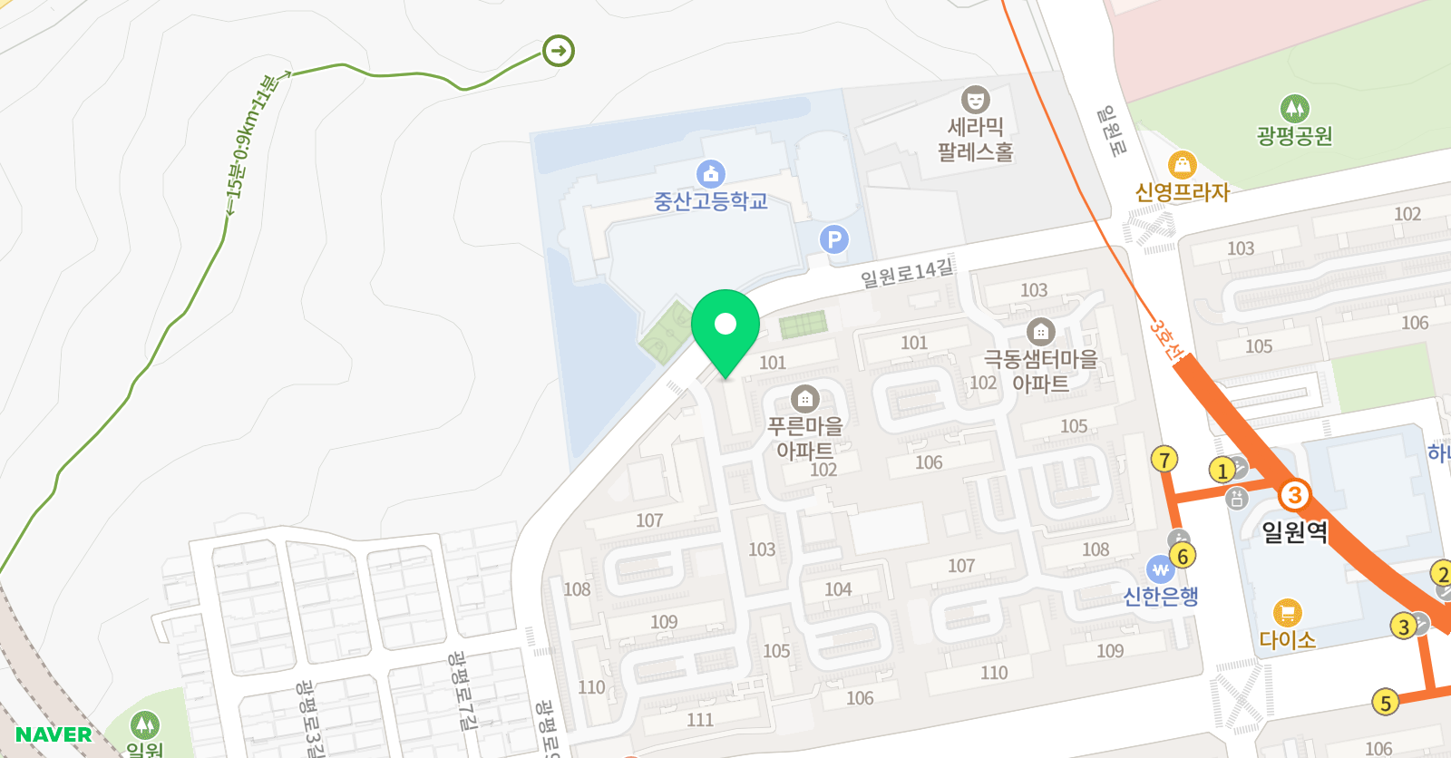 맑은소리 교습소 위치