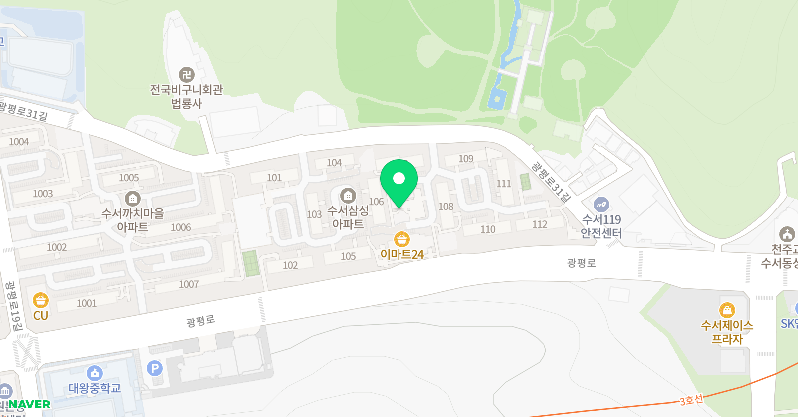 지킴이태권도 위치