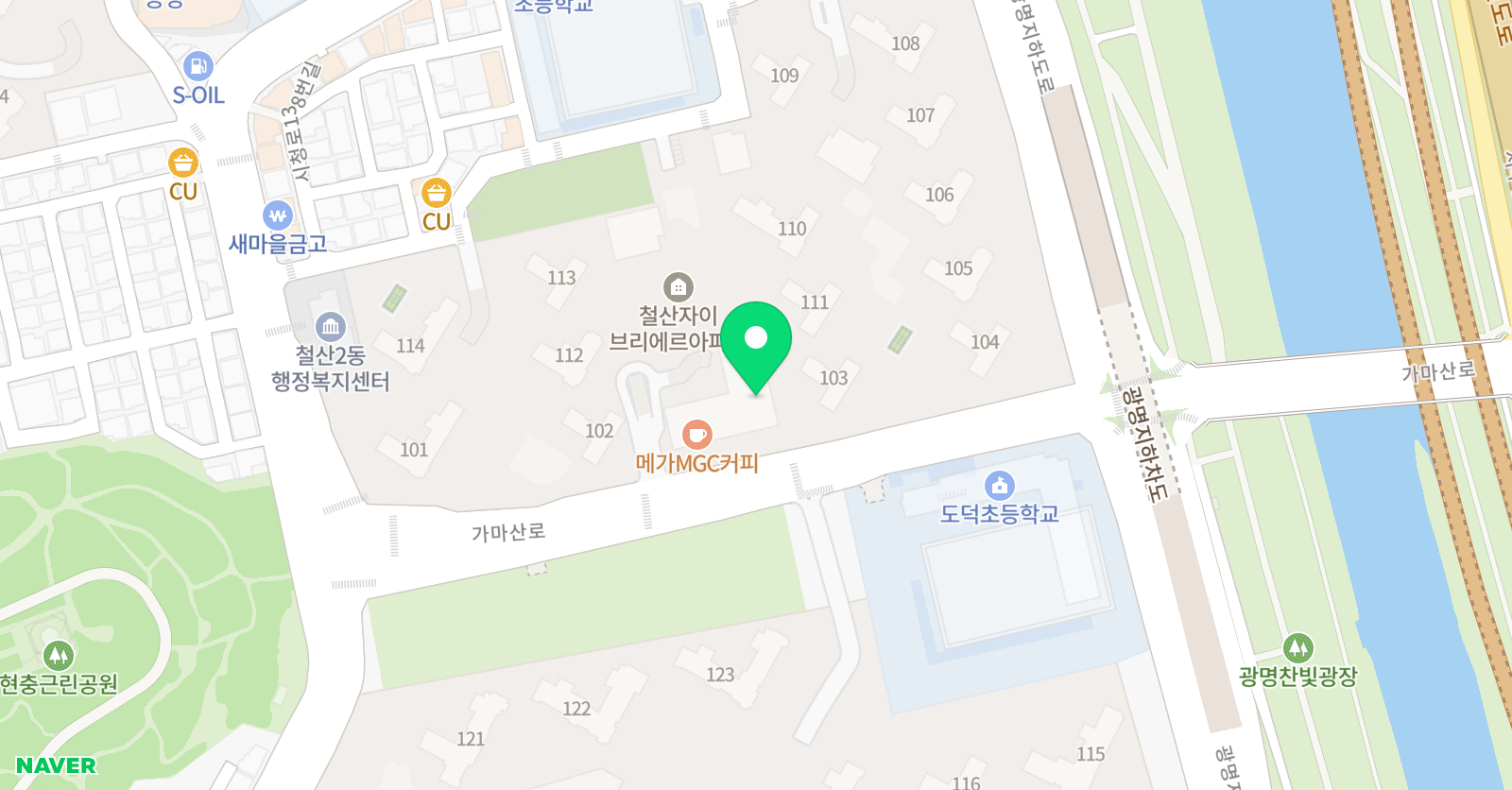 화이트 음악학원 위치