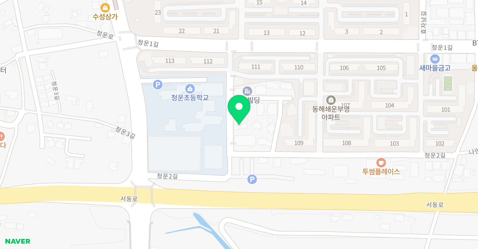 셈피아노어드벤쳐 학원 쇄운점 위치