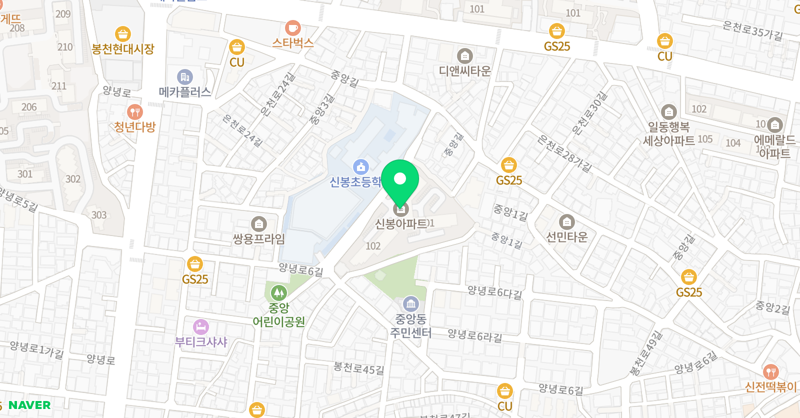 FC 슈팅스타 축구클럽 위치
