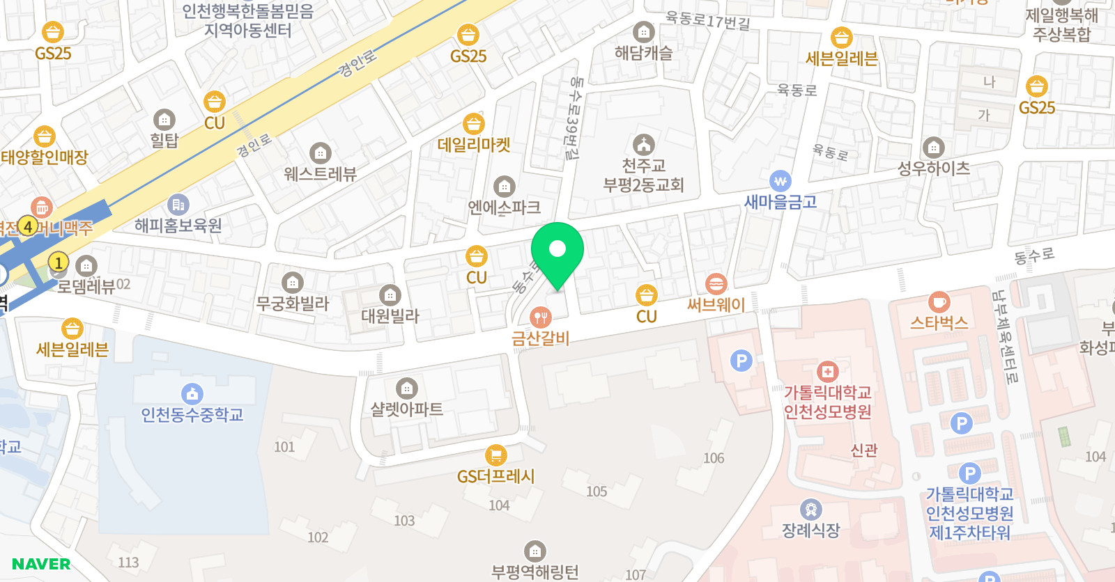 GP 어학원 대치동 위치