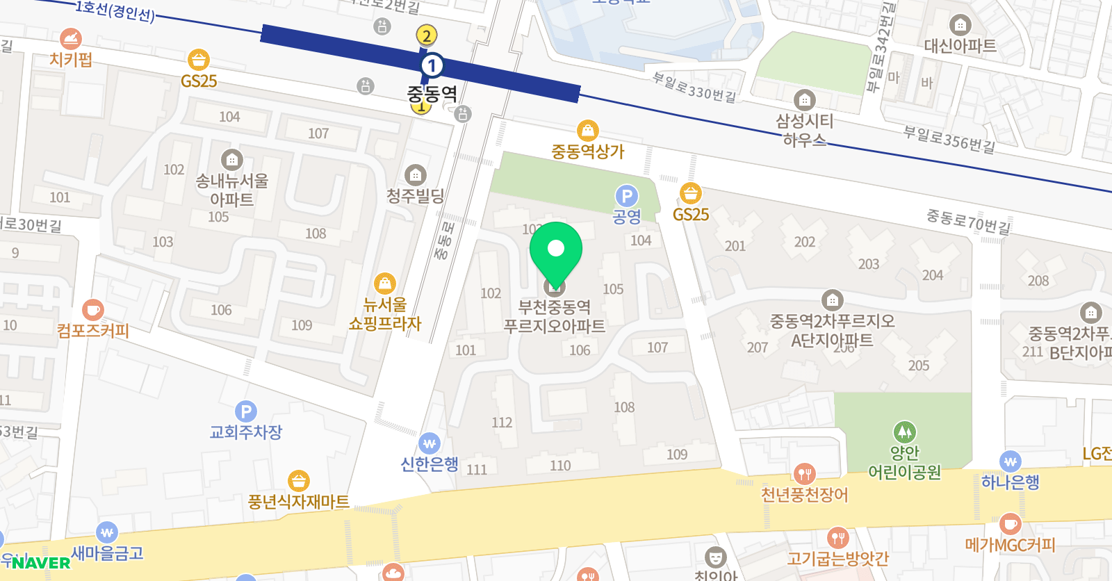 새솔 태권도 위치