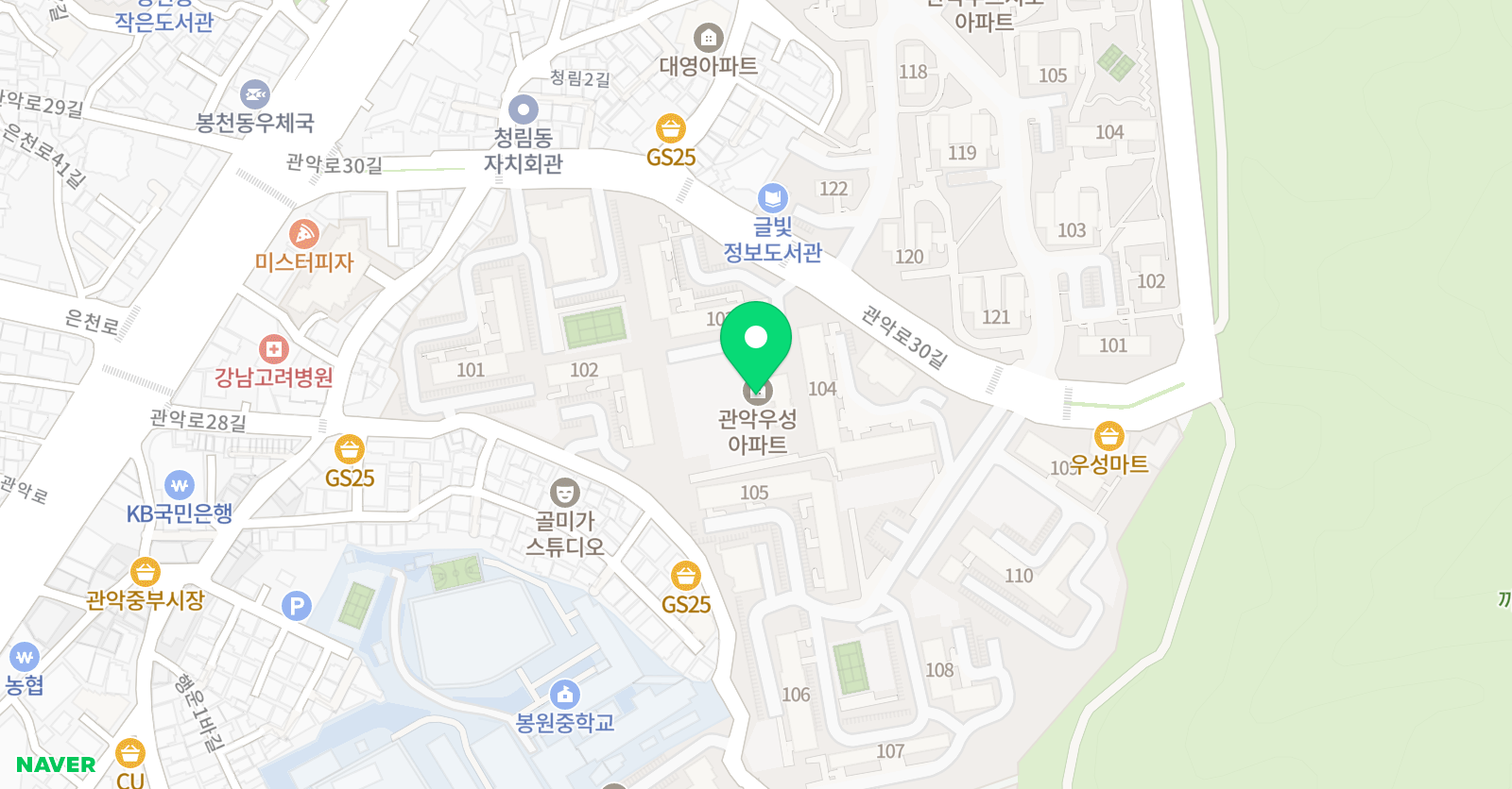 육성화 무용학원 위치