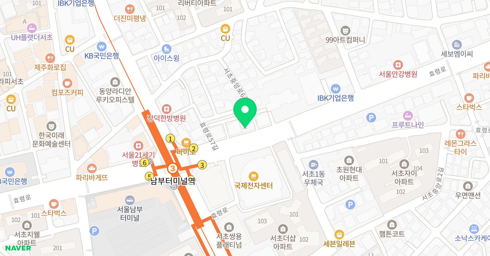 오선지 위 작곡학원 위치