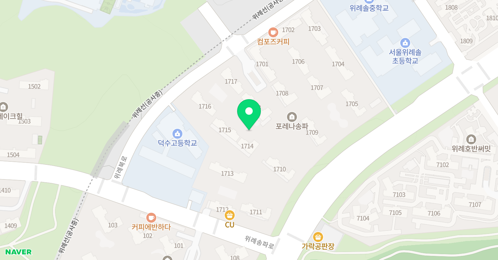 삼성 영어셀레나 위례솔 교습소 위치