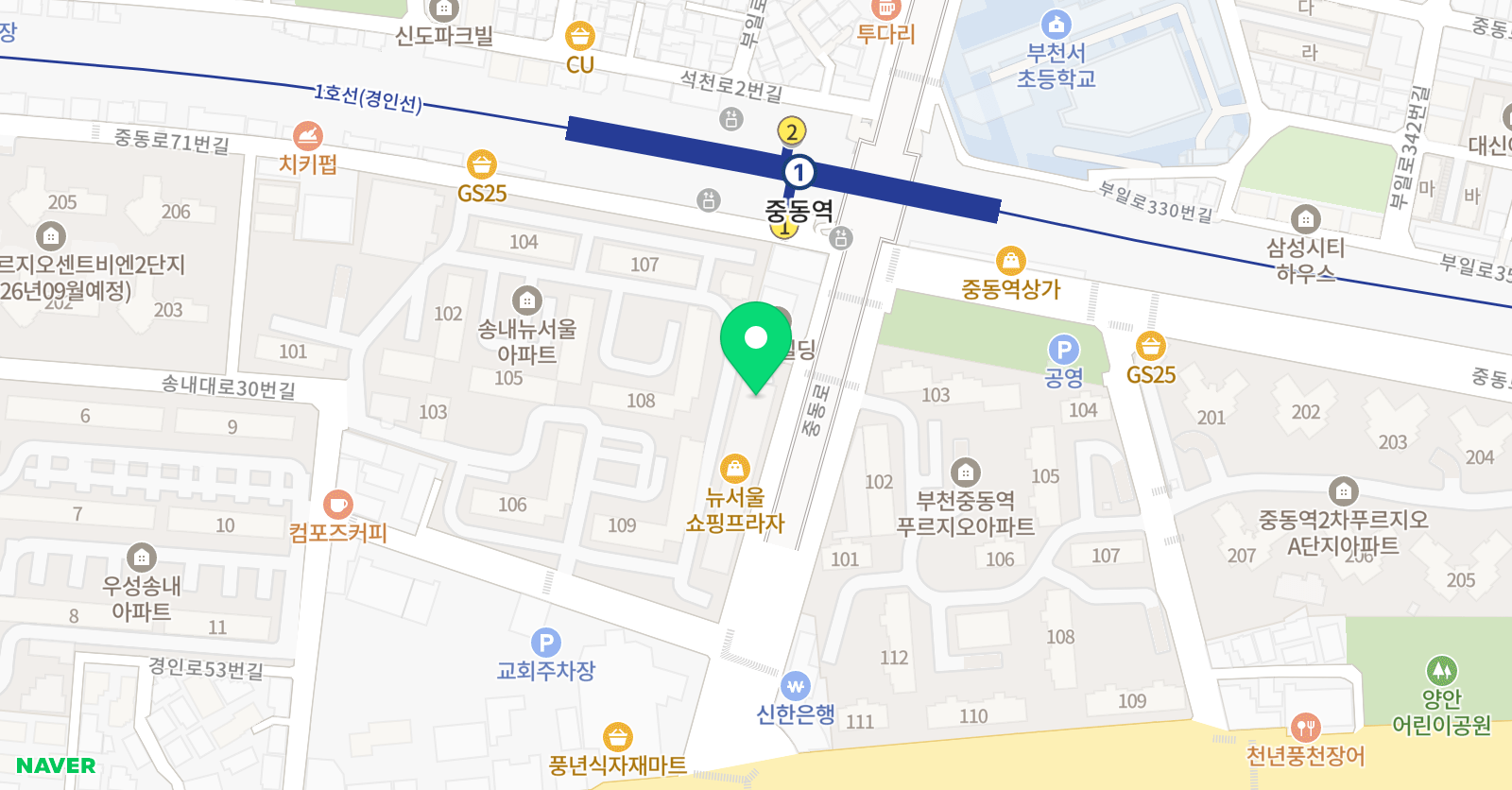 플라톤아카데미 송내교실 위치