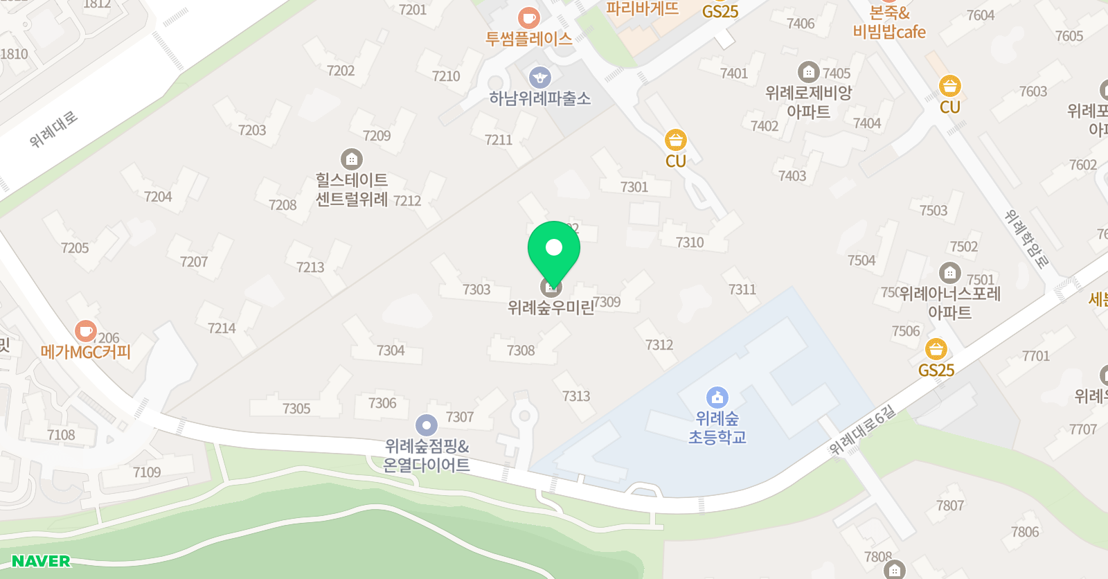 아소비 위례숲우미린점 위치