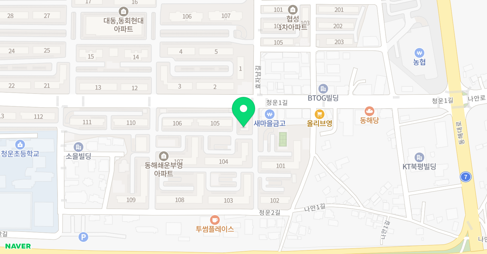 그린엔젤피아노학원 위치