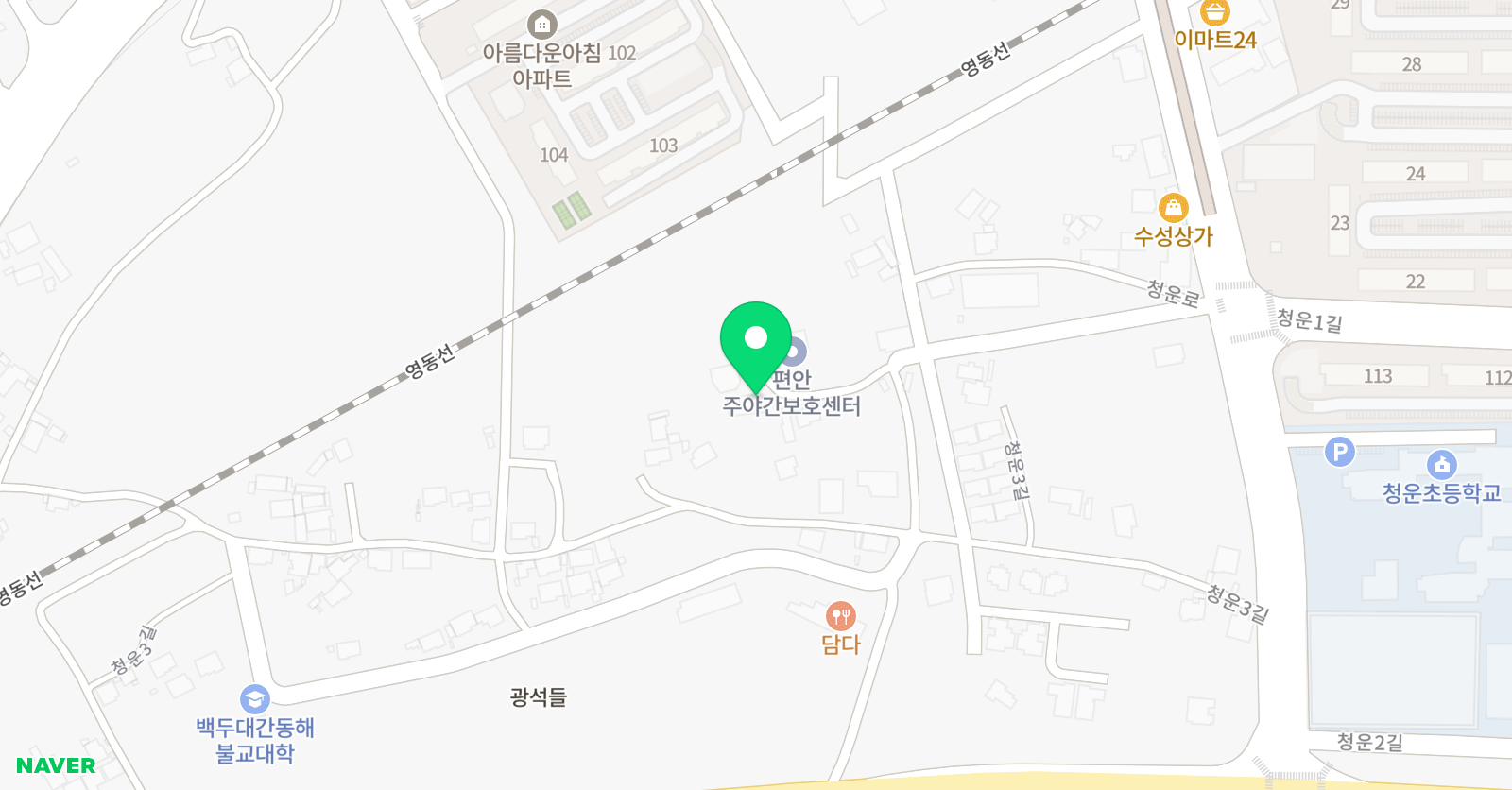 하위나이트 축구교실 동해점 위치