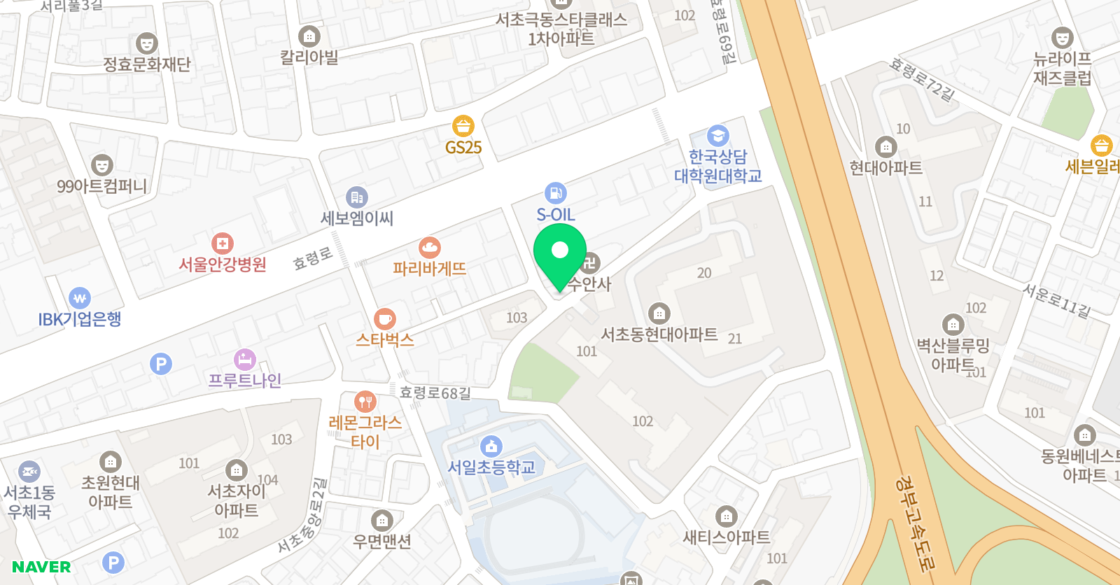 제이엘 영어학원 위치