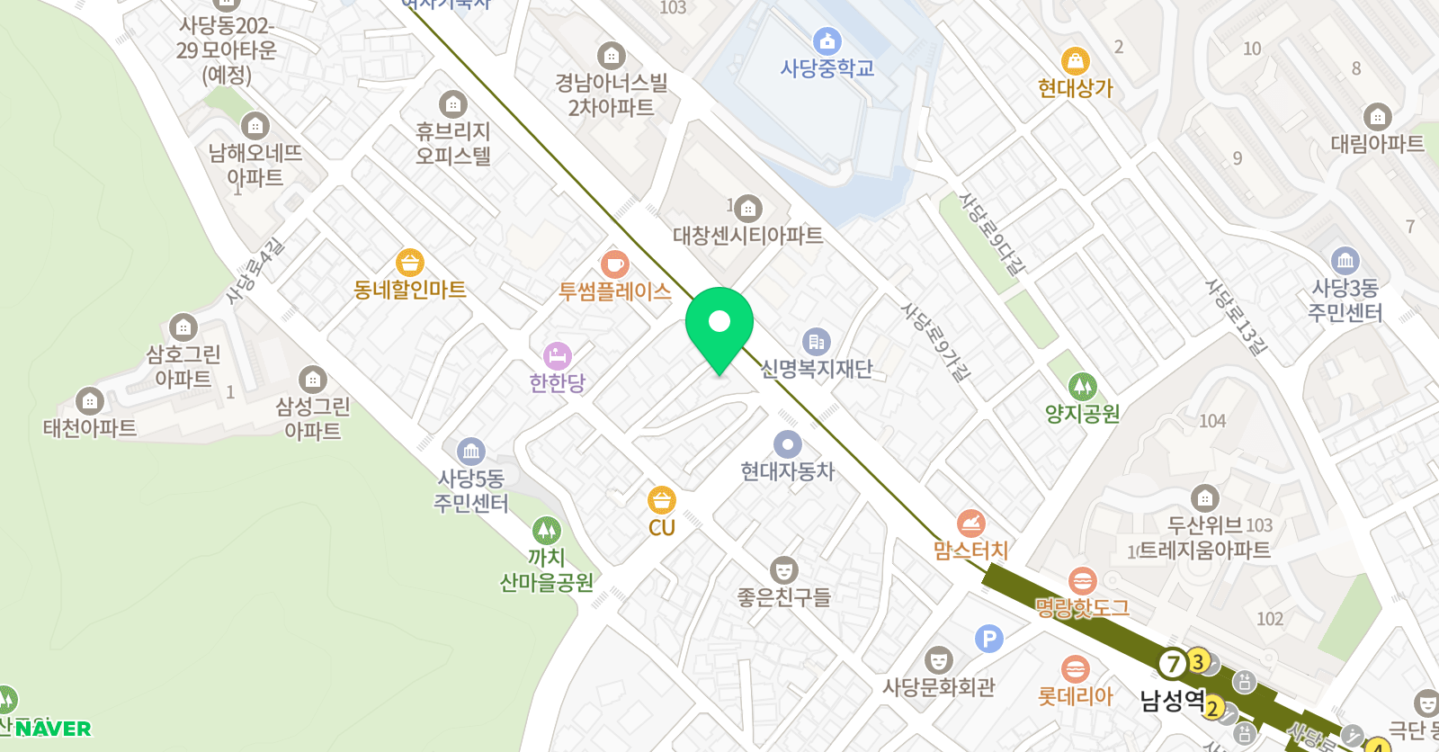 수학을삼키다 학원 동작1관 위치