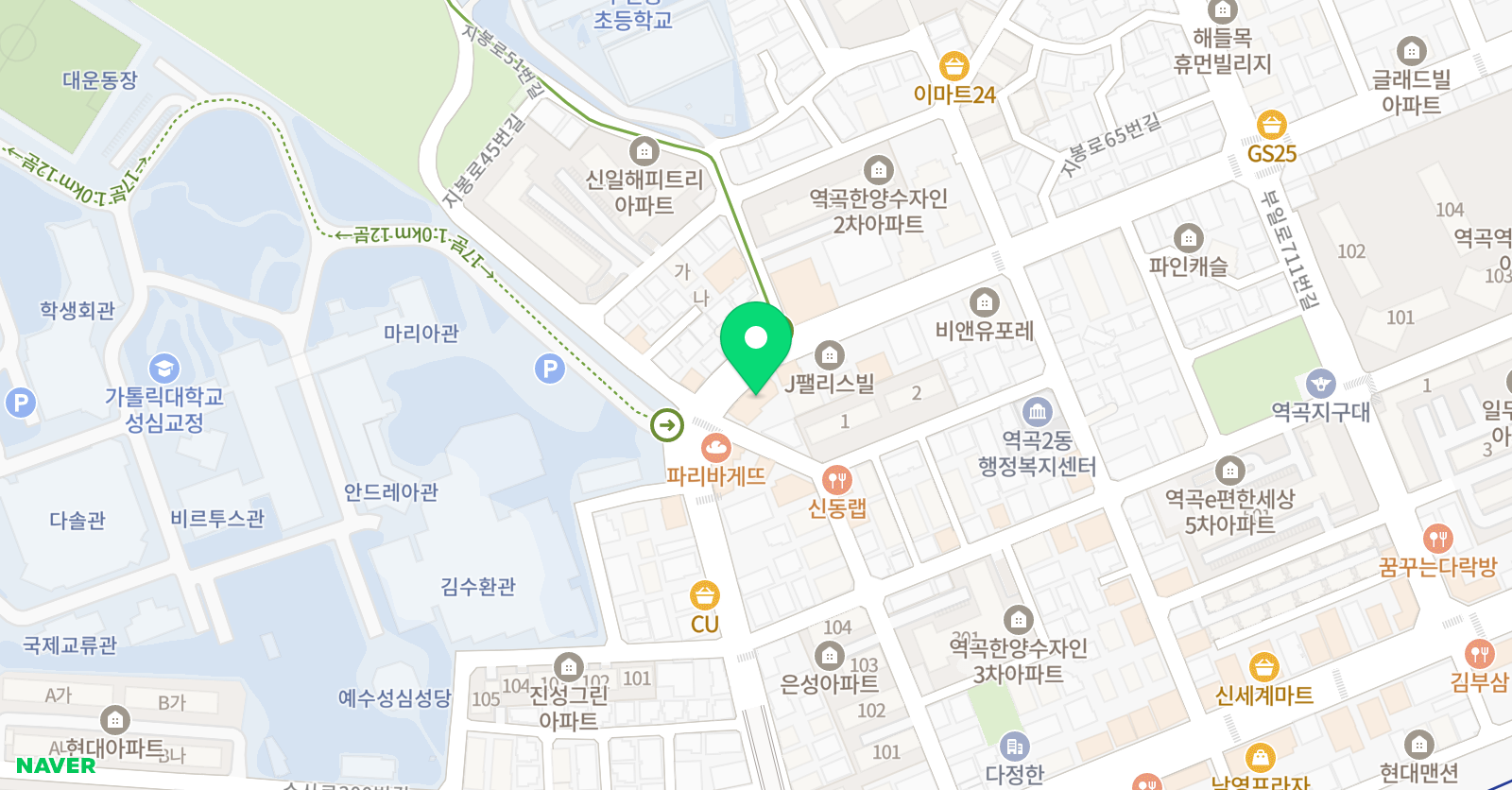 역곡 태권도 위치