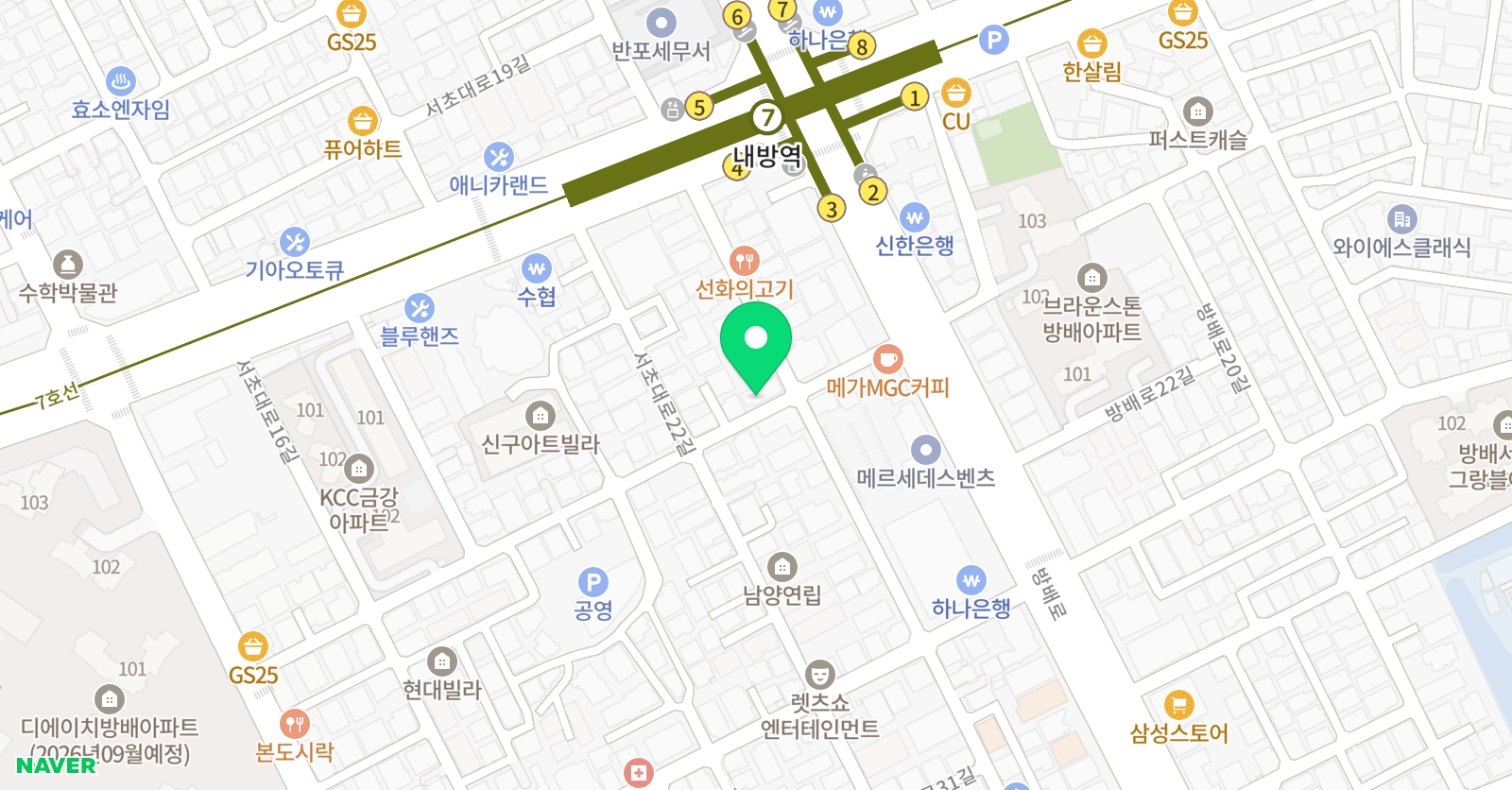 마이더스주니어 별관 위치
