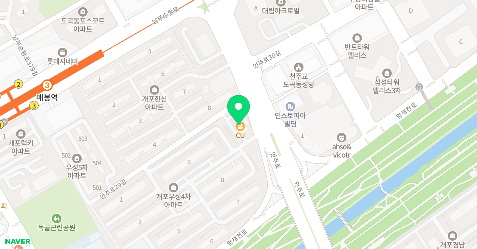 사랑 음악학원 위치