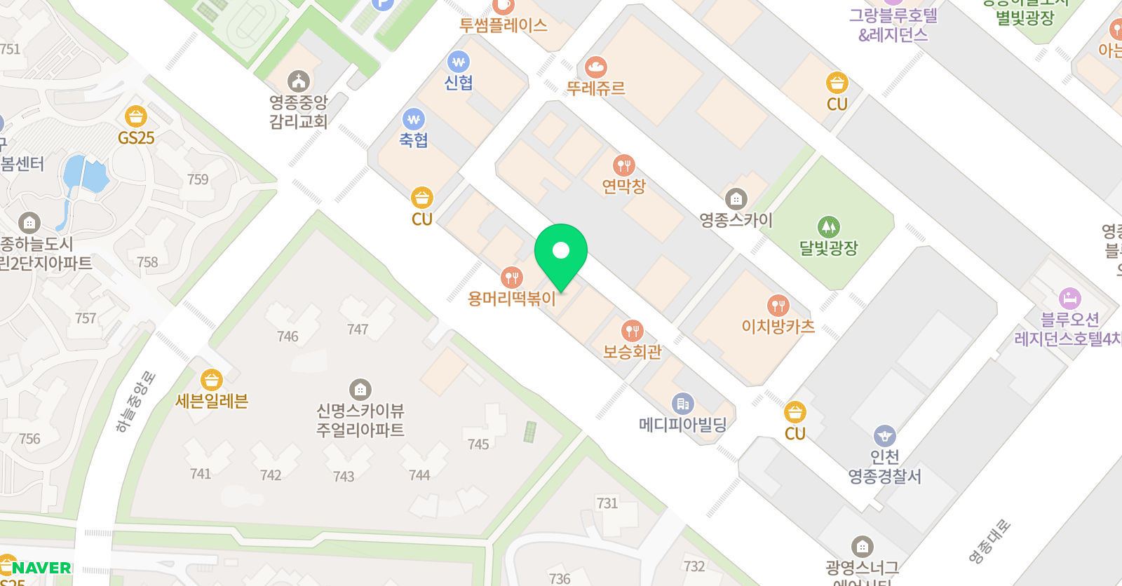 버드나무 음악학원 위치